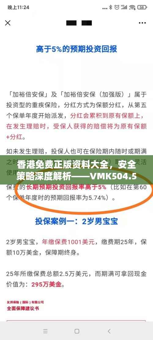 香港免费正版资料大全,安全策略深度解析——VMK504.53分析版