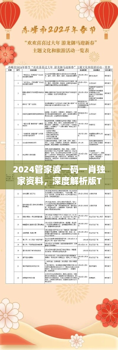 2024管家婆一码一肖独家资料,深度解析版TAN306.24