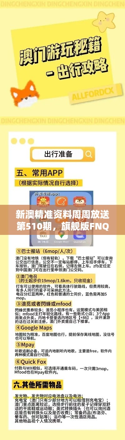 新澳精准资料周周放送第510期,旗舰版FNQ375.4策略资源免费共享
