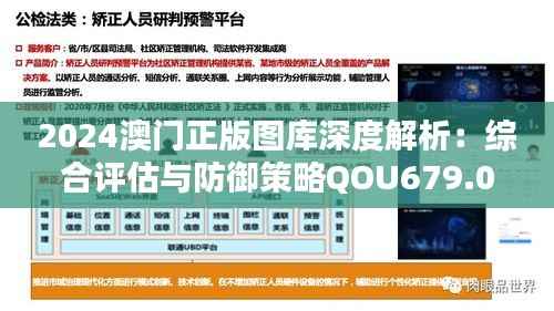 2024澳门正版图库深度解析:综合评估与防御策略QOU679.04