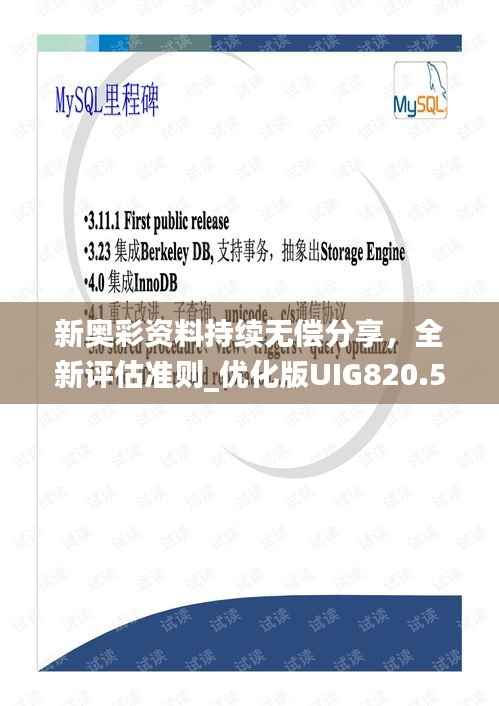 新奥彩资料持续无偿分享,全新评估准则_优化版UIG820.58