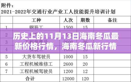 海南冬瓜最新行情揭秘,探索自然美景之旅与内心宁静的探寻之路