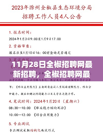 全椒招聘网最新招聘动态解析(11月28日版)