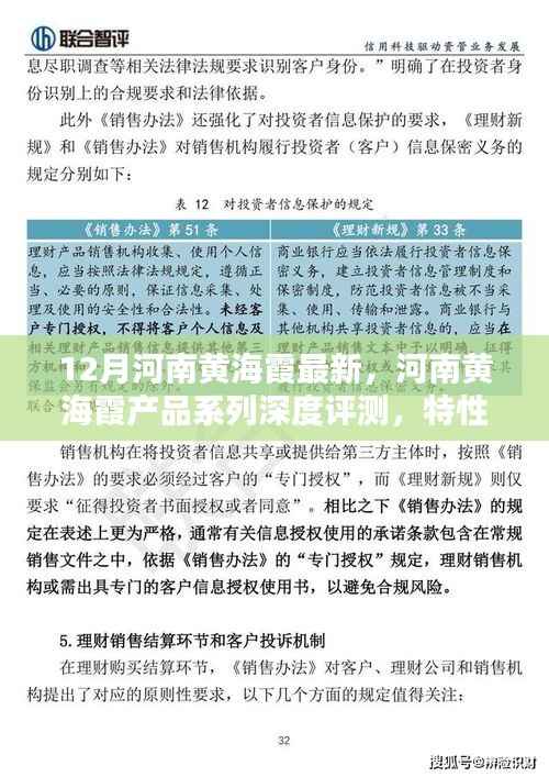 河南黄海霞产品系列深度解析,特性、体验、竞品对比及用户群体分析报告(最新评测)