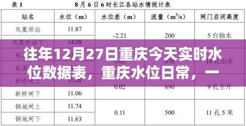 重庆水位实时数据表,温馨水上奇遇记的日常记录