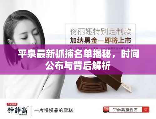 平泉最新抓捕名单揭秘,时间公布与背后解析