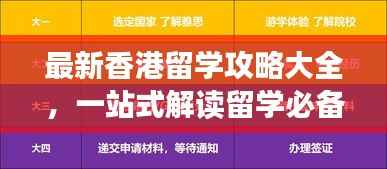 最新香港留学攻略大全，一站式解读留学必备指南！